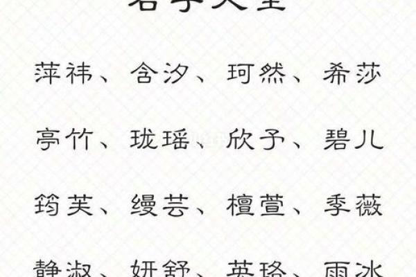 这些可爱的名字让你一听就爱上