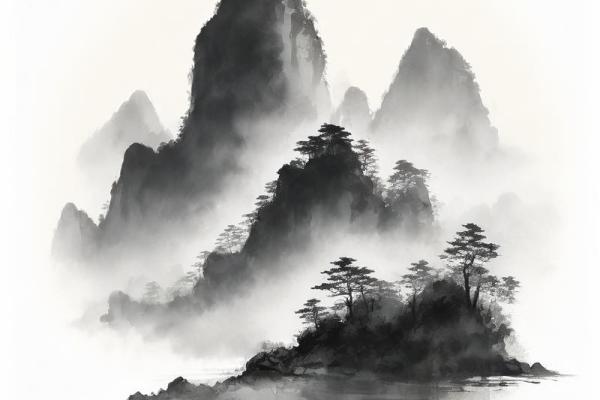 善良气场与山水风水相结合的头像设计
