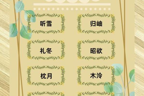 让人耳目一新的两个字名字推荐