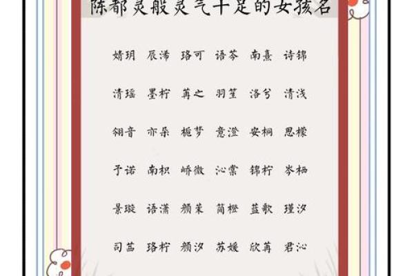 让人心动的女孩子名字灵感