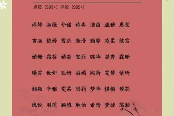 赋予气质的洋气女生名字推荐