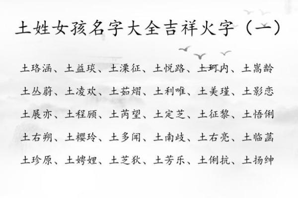五行属火土的女孩名字大全，精选寓意深远的取名灵感