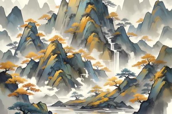 山水风水头像助力招财提升运势