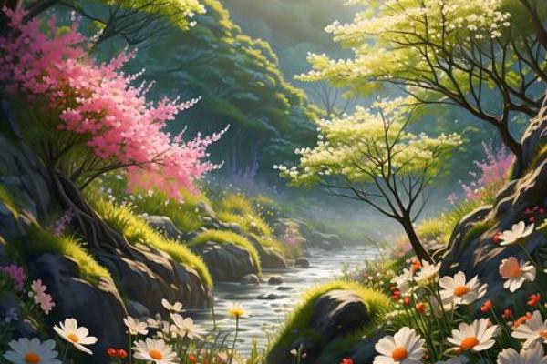招财风水画：让财运如东风般畅通无阻的风景艺术
