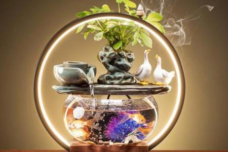 鱼缸招财风水图的布置技巧与注意事项