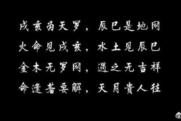 天罗地网八字解析：如何识破命运中的陷阱？