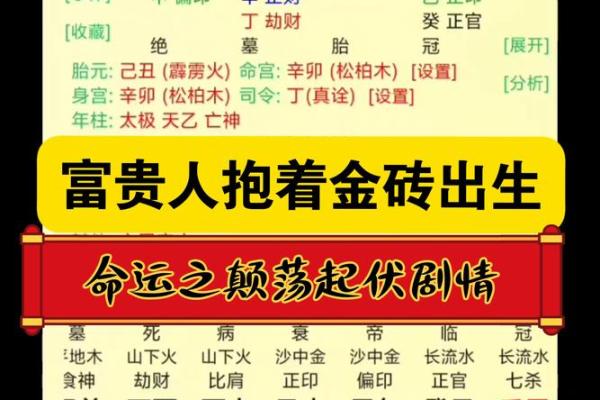 富贵命的象征：命运注定的成功者