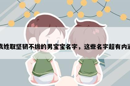 袁姓取坚韧不拔的男宝宝名字，这些名字超有内涵