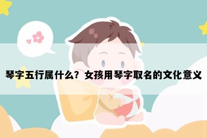 琴字五行属什么？女孩用琴字取名的文化意义
